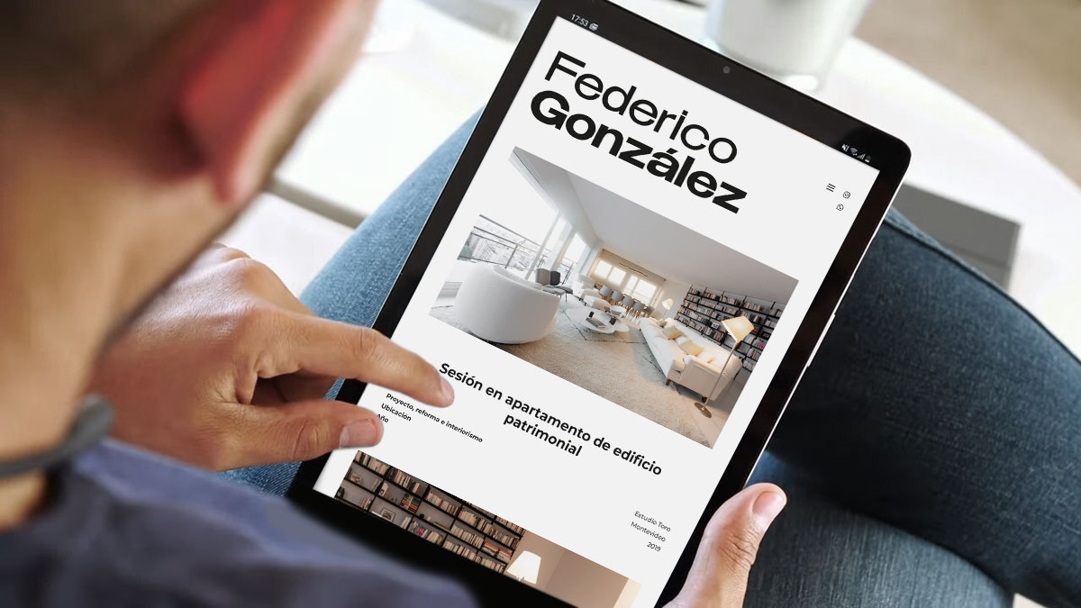 Sitio Web Federico González